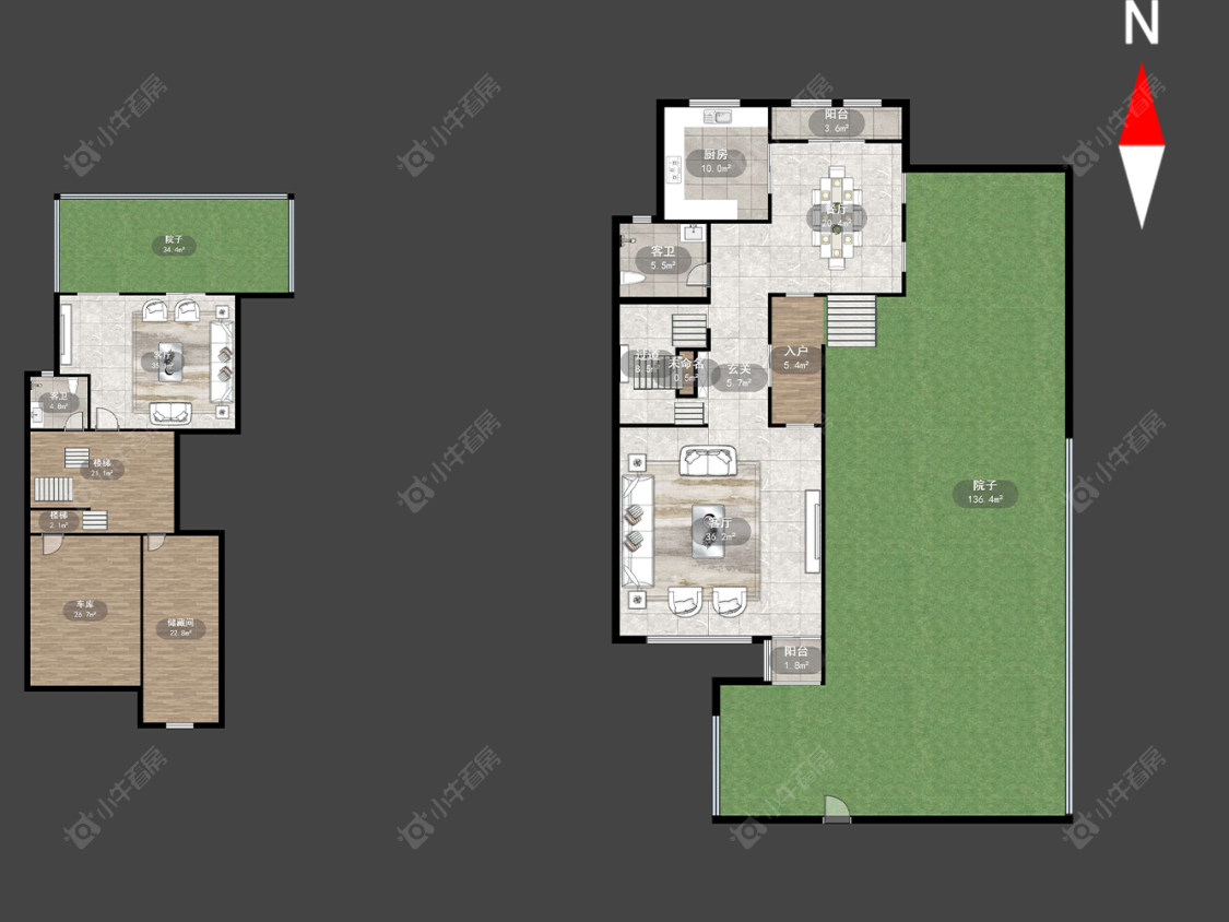 常发豪郡别墅区房源户型图 常州常发豪郡别墅区在售二手房源户型图_小牛看房