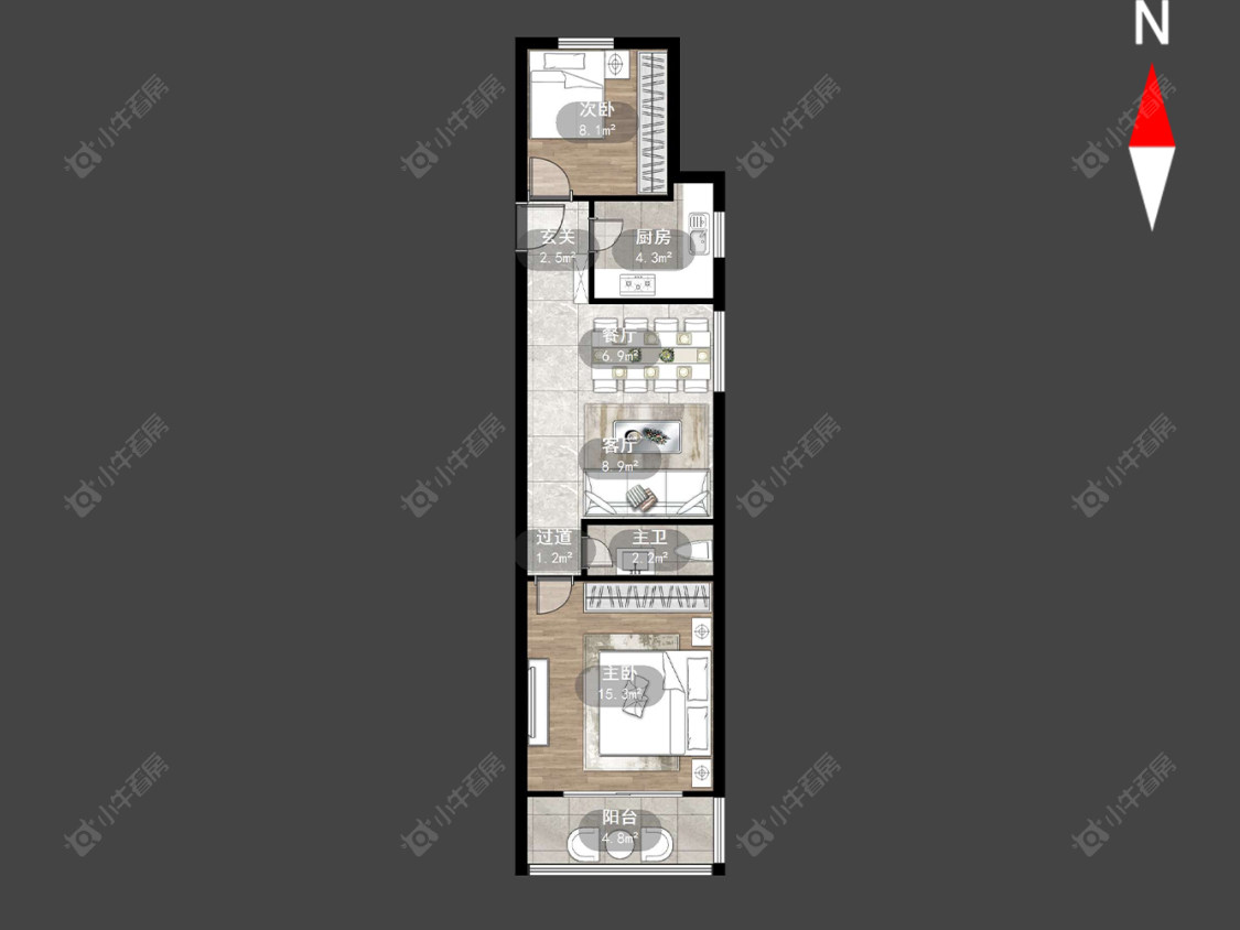 常州常发豪郡在售二手房房源户型图_小牛看房