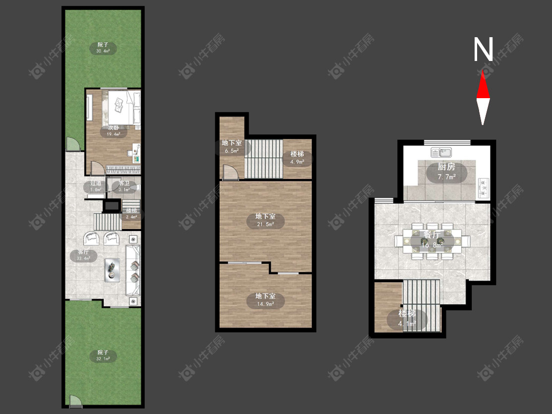 常州银河湾明苑别墅区在售二手房源户型图_小牛看房