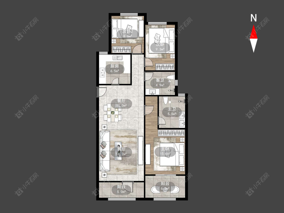 常州青建鼎都在售二手房房源户型图_小牛看房