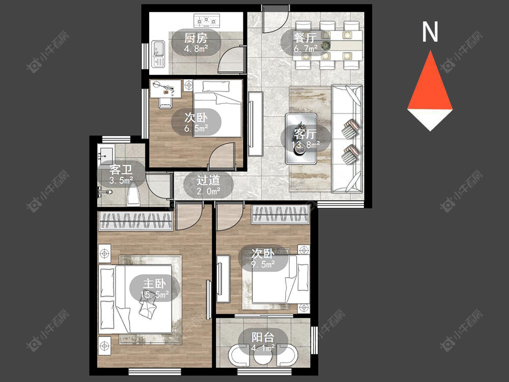 常州中奥珑郡在售二手房源_小牛看房