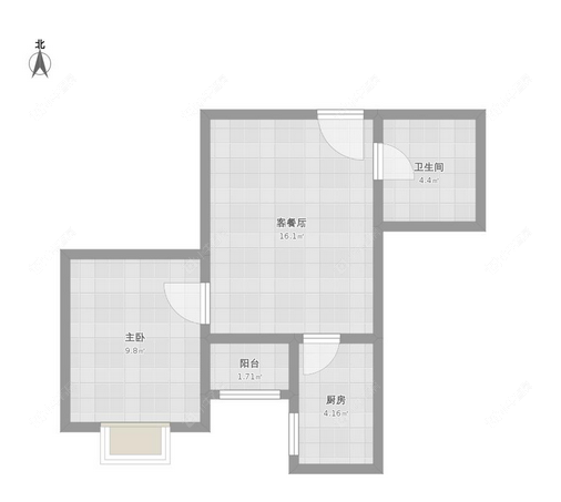 常州金鼎公寓租房_金鼎公寓1室1厅房源出租