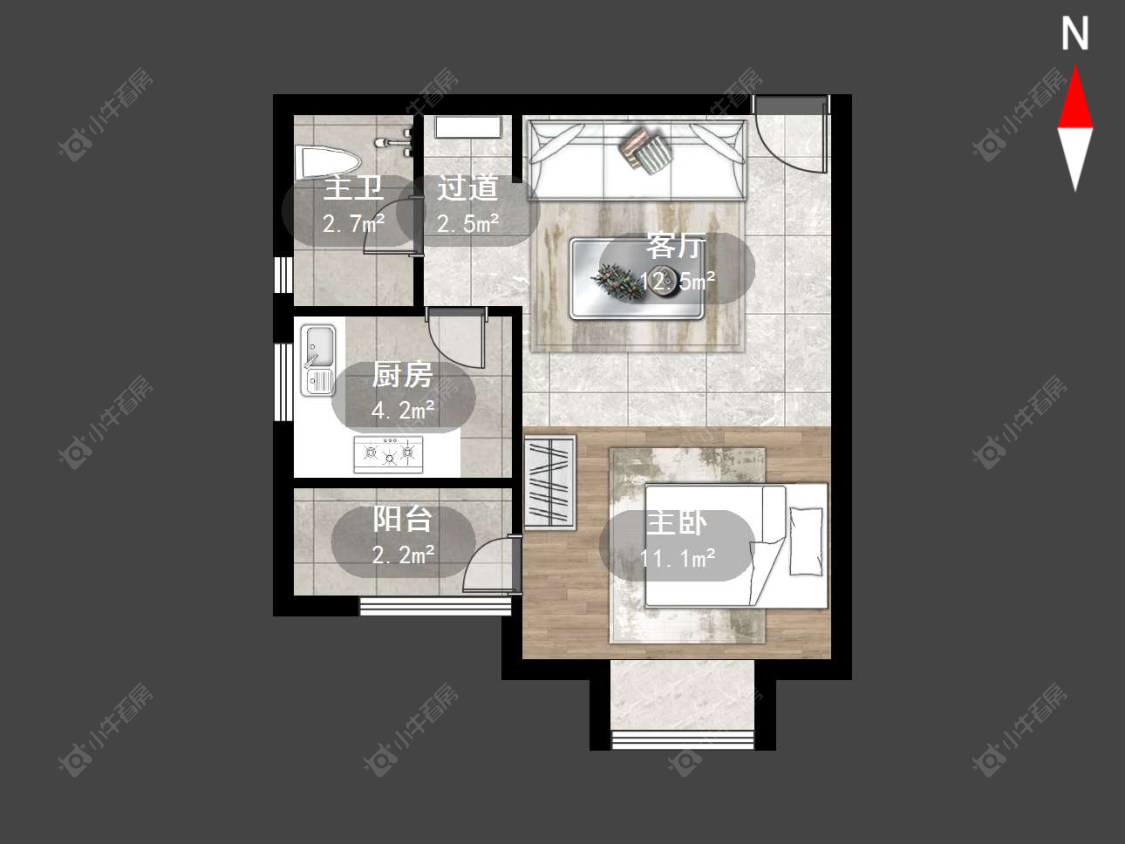 金色新城西区房源户型图 常州金色新城西区在售二手房源户型图_小牛看房