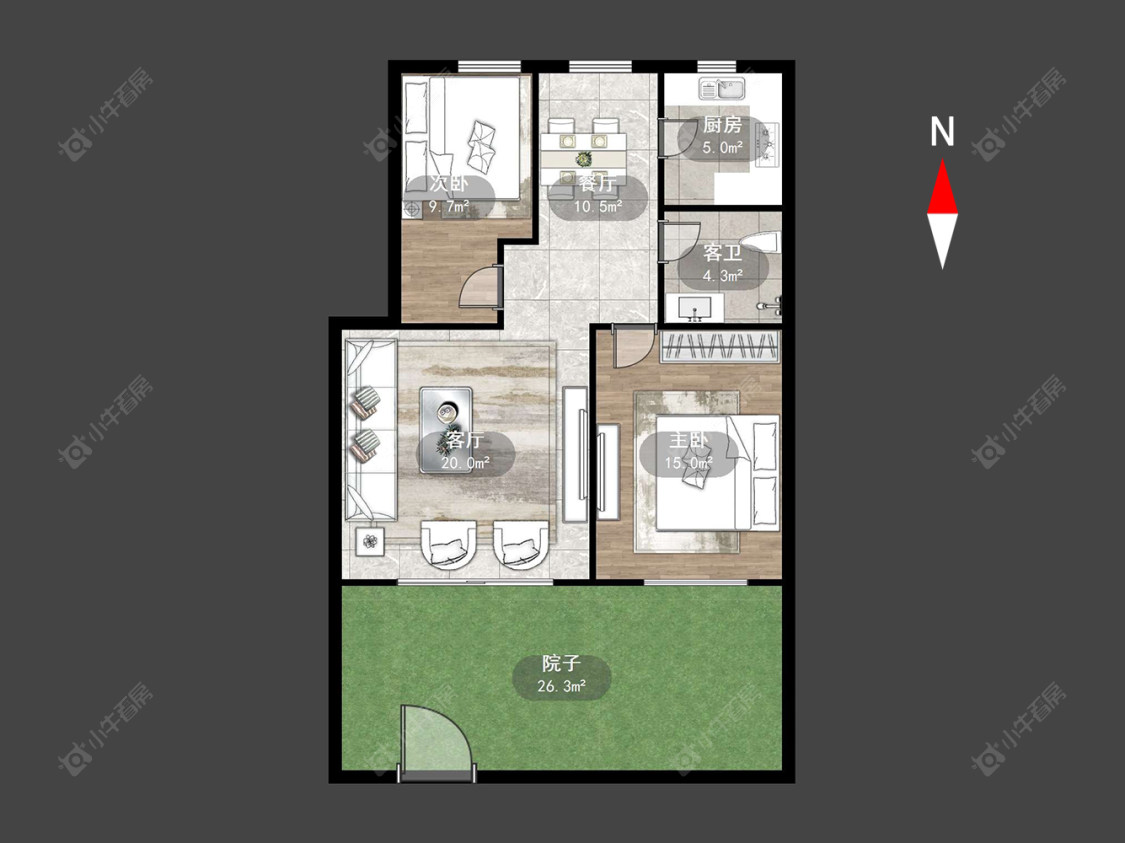 常州红梅新村在售二手房源户型图_小牛看房