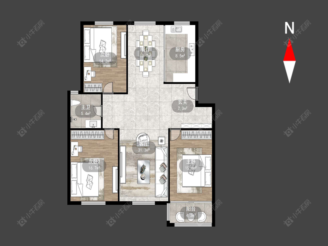 泰山一村房源户型图 常州泰山一村在售二手房源户型图_小牛看房