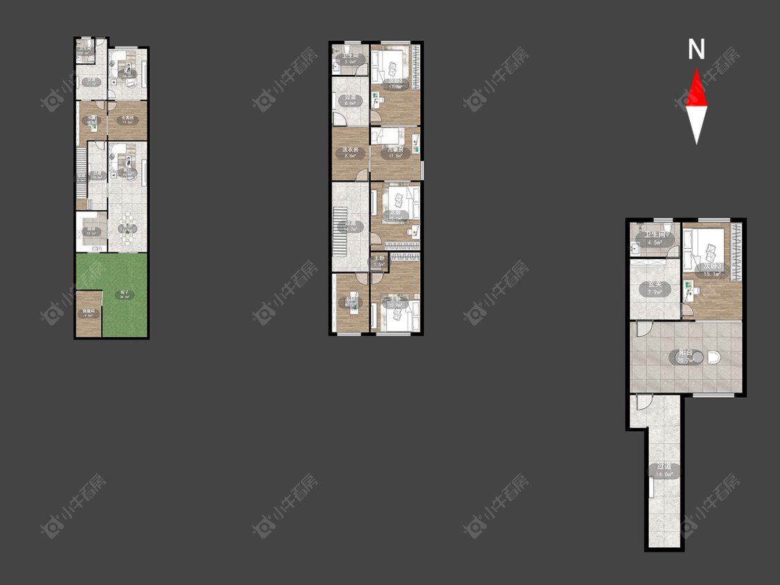 常州童家村在售二手房源户型图_小牛看房