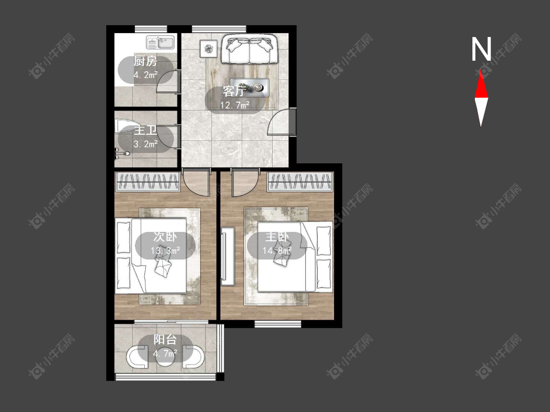 工人新村南房源户型图 常州工人新村南在售二手房源户型图_小牛看房