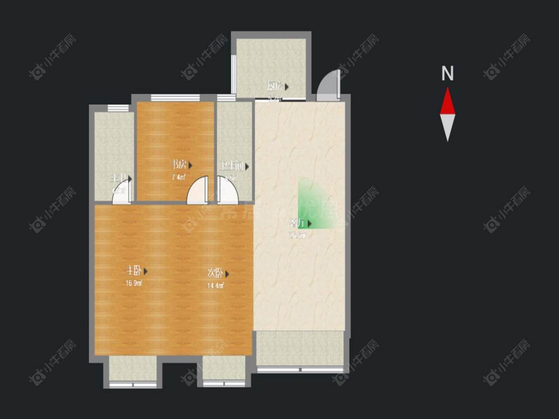 尚枫澜湾房源户型图 常州尚枫澜湾在售二手房源户型图_小牛看房