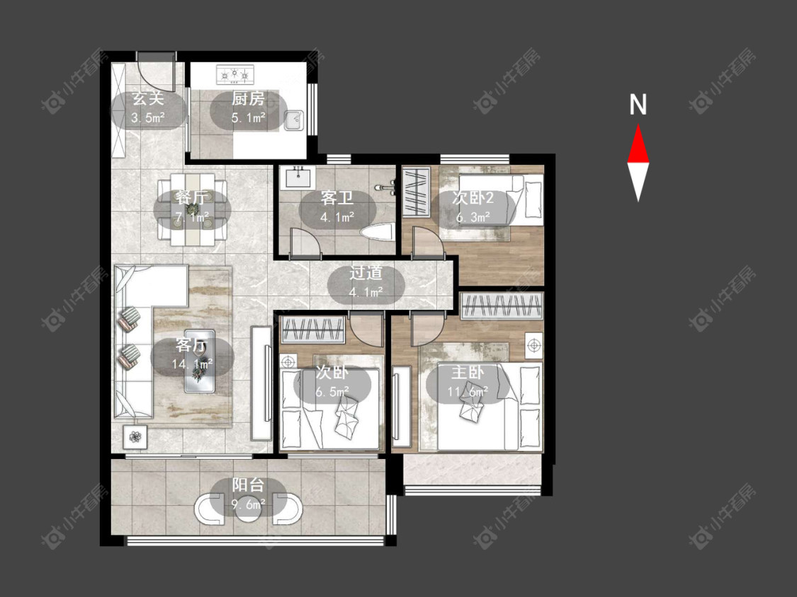 碧桂园壹号天禧房源户型图 常州碧桂园壹号天禧在售二手房源户型图_小牛看房
