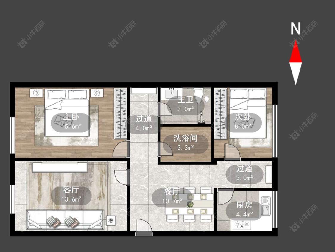 常州康郡在售二手房源户型图_小牛看房
