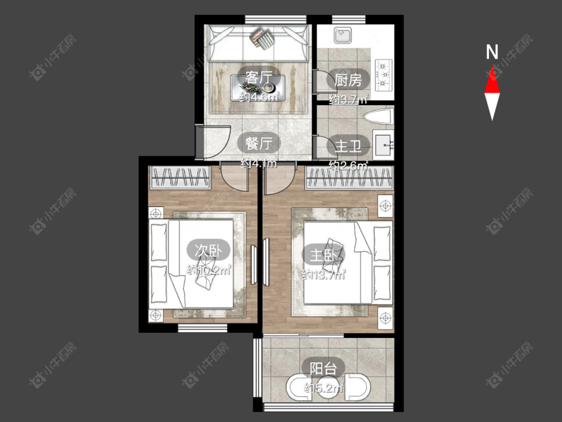 兰翔新村房源户型图 常州兰翔新村在售二手房源户型图_小牛看房