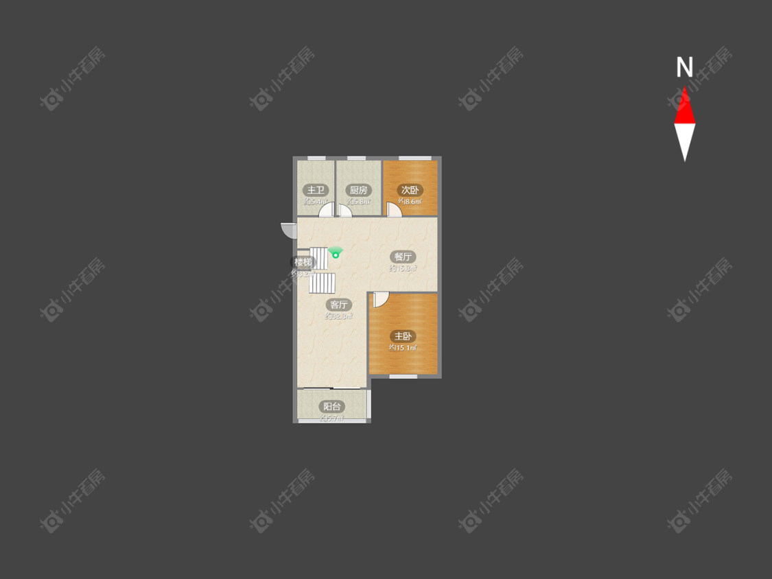 常州花之园在售二手房源户型图_小牛看房