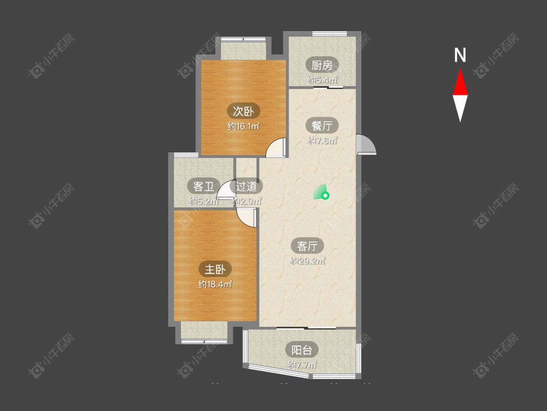 常州绿洲家园在售二手房源户型图_小牛看房