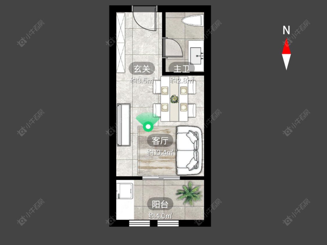 常州朗诗邻里中心在售二手房源户型图_小牛看房