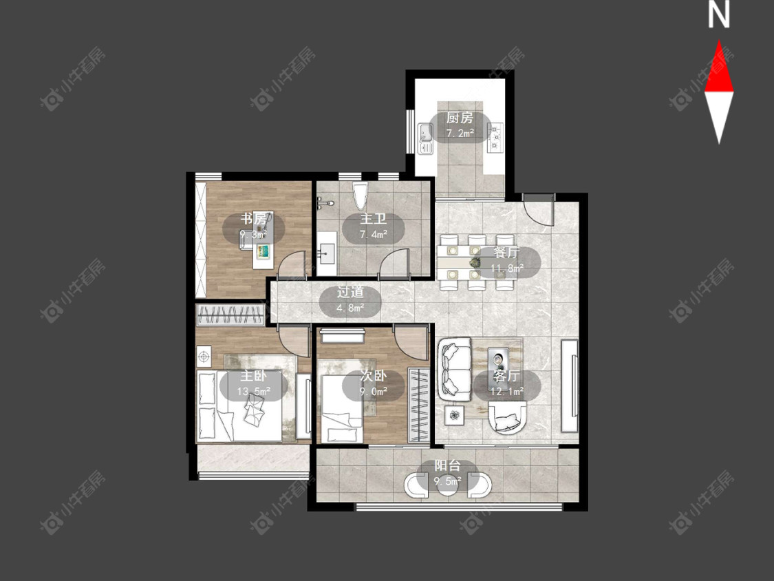 常州中海桂语江南在售二手房_小牛看房