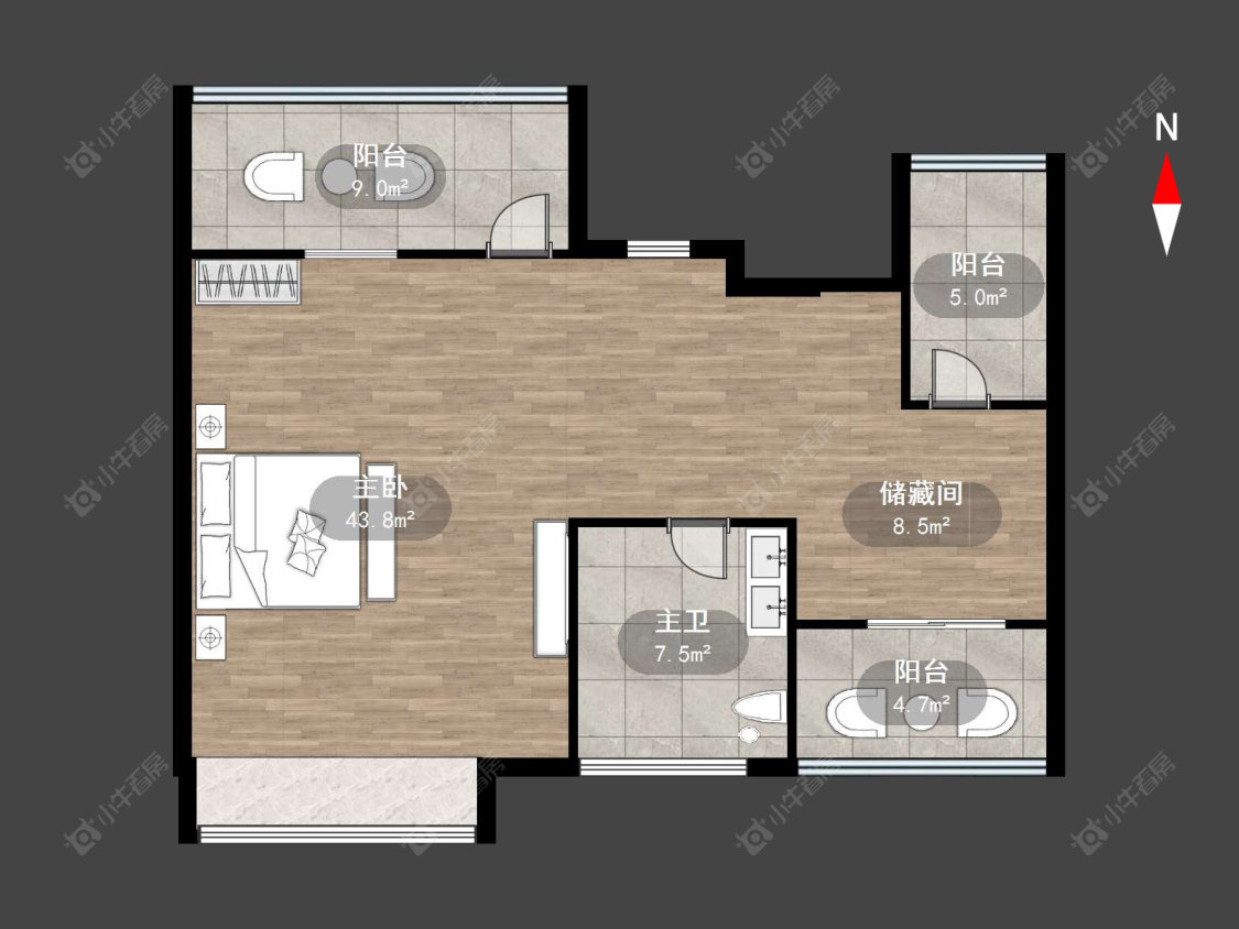 太湖院子房源户型图 常州太湖院子在售二手房源户型图_小牛看房