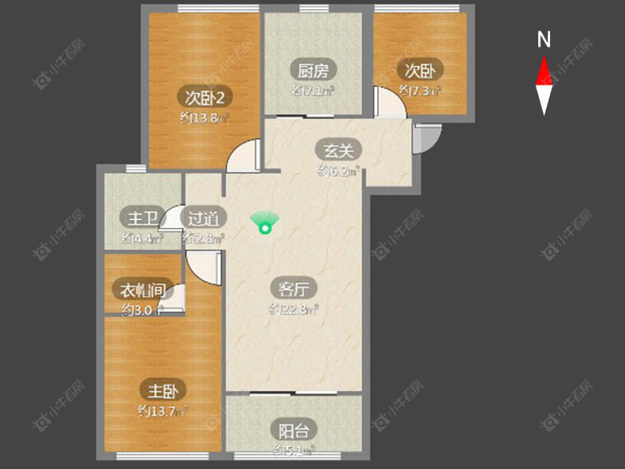 常州上书房在售二手房源户型图_小牛看房