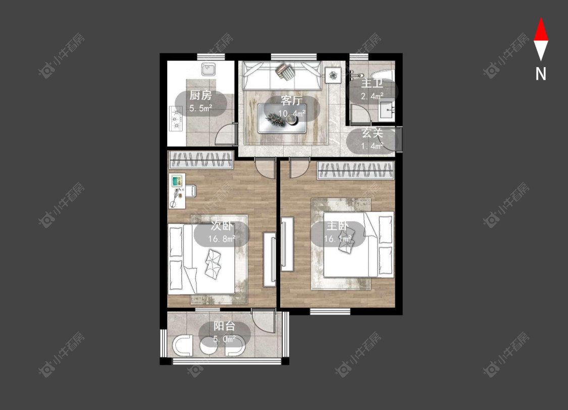 桃园二村房源户型图 常州桃园二村在售二手房源户型图_小牛看房