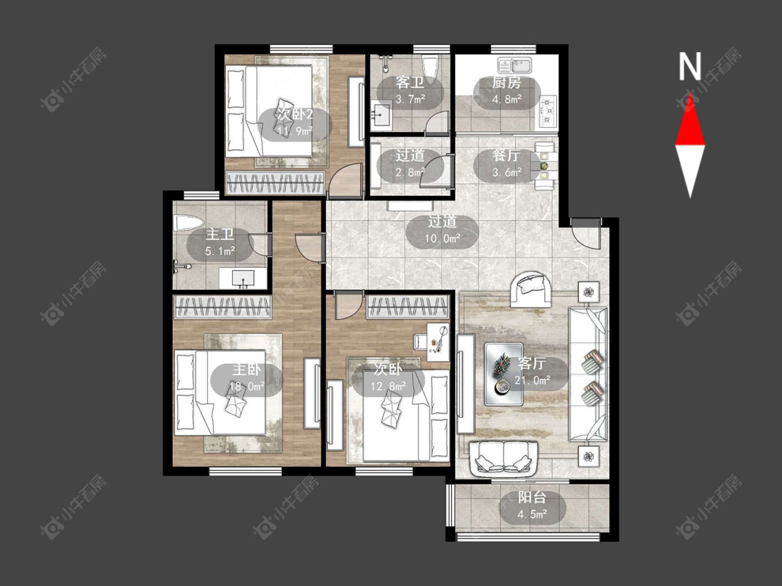 百馨苑南苑房源户型图 常州百馨苑南苑在售二手房源户型图_小牛看房