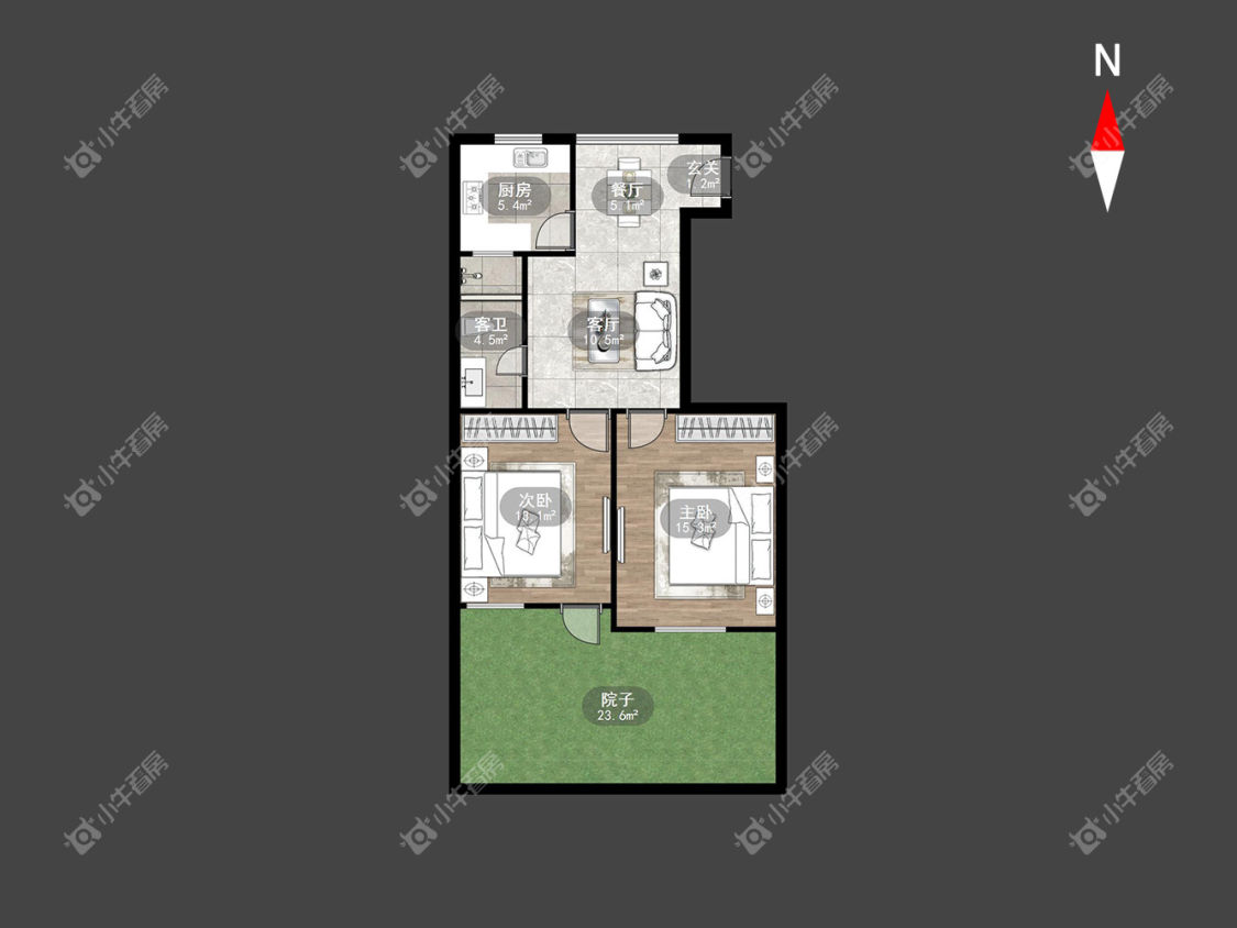 翠竹新村南区房源户型图 常州翠竹新村南区在租房源户型图_小牛看房