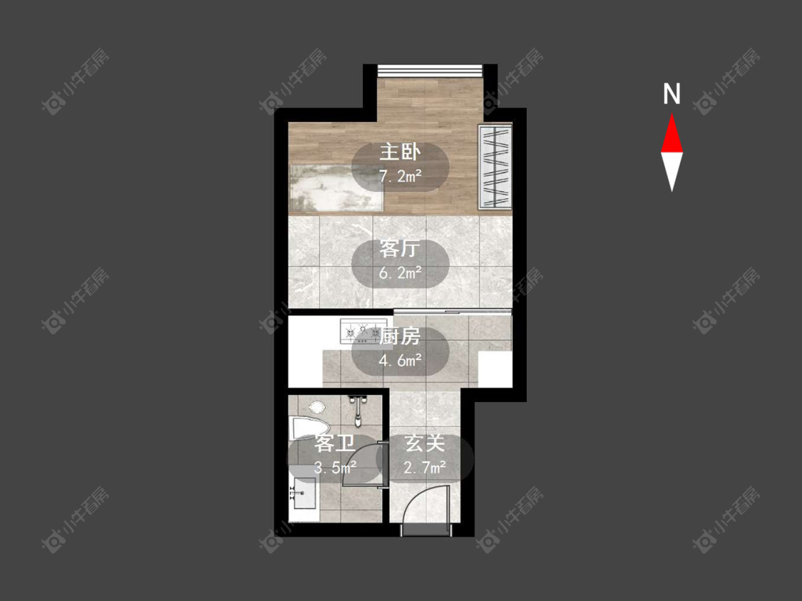 常州凯旋城东区在售二手房房源户型图_小牛看房