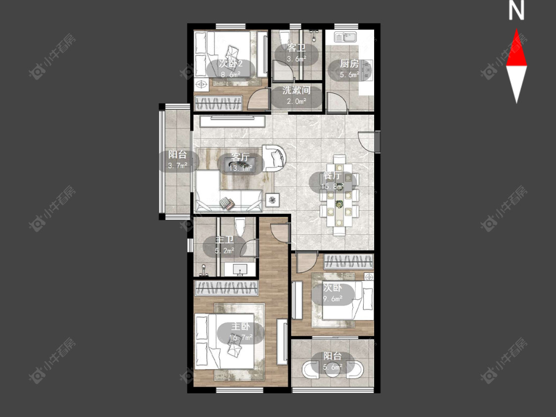 蔚蓝天地三四期房源户型图 常州蔚蓝天地三四期在售二手房源户型图_小牛看房