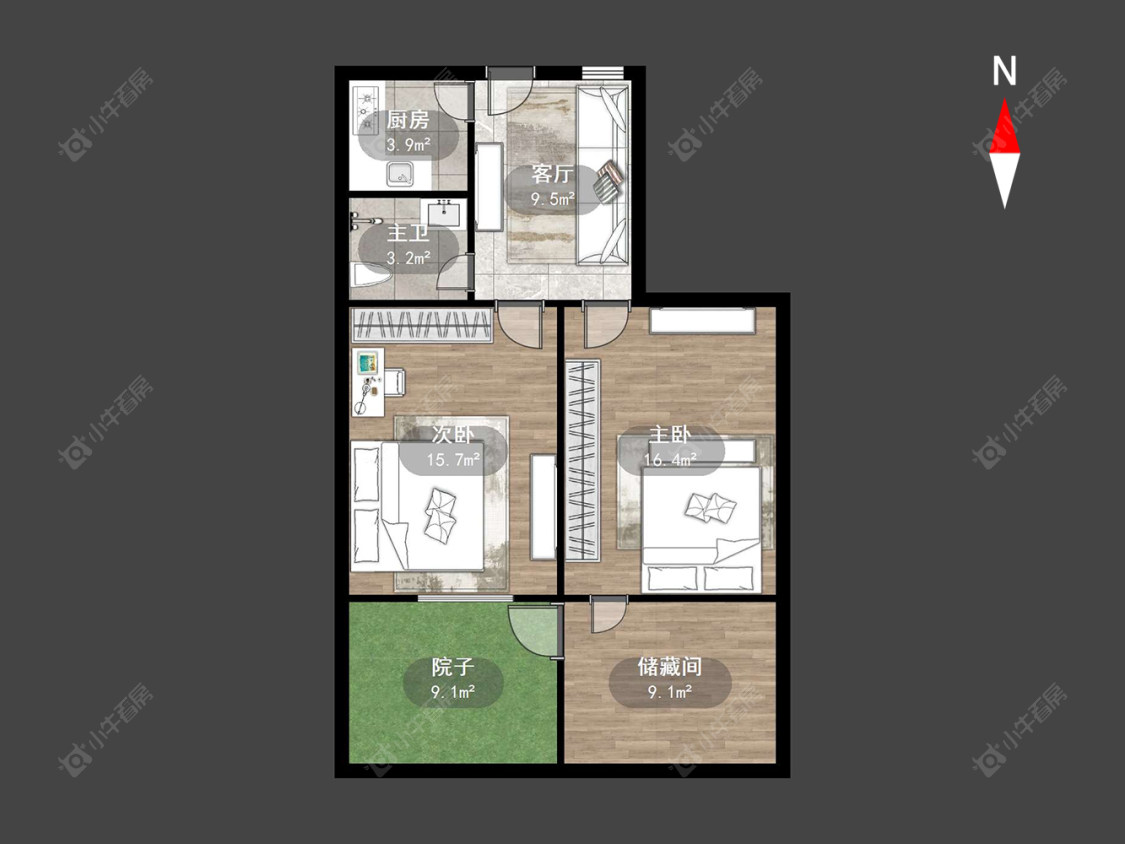 会馆浜新村房源户型图 常州会馆浜新村在售二手房源户型图_小牛看房