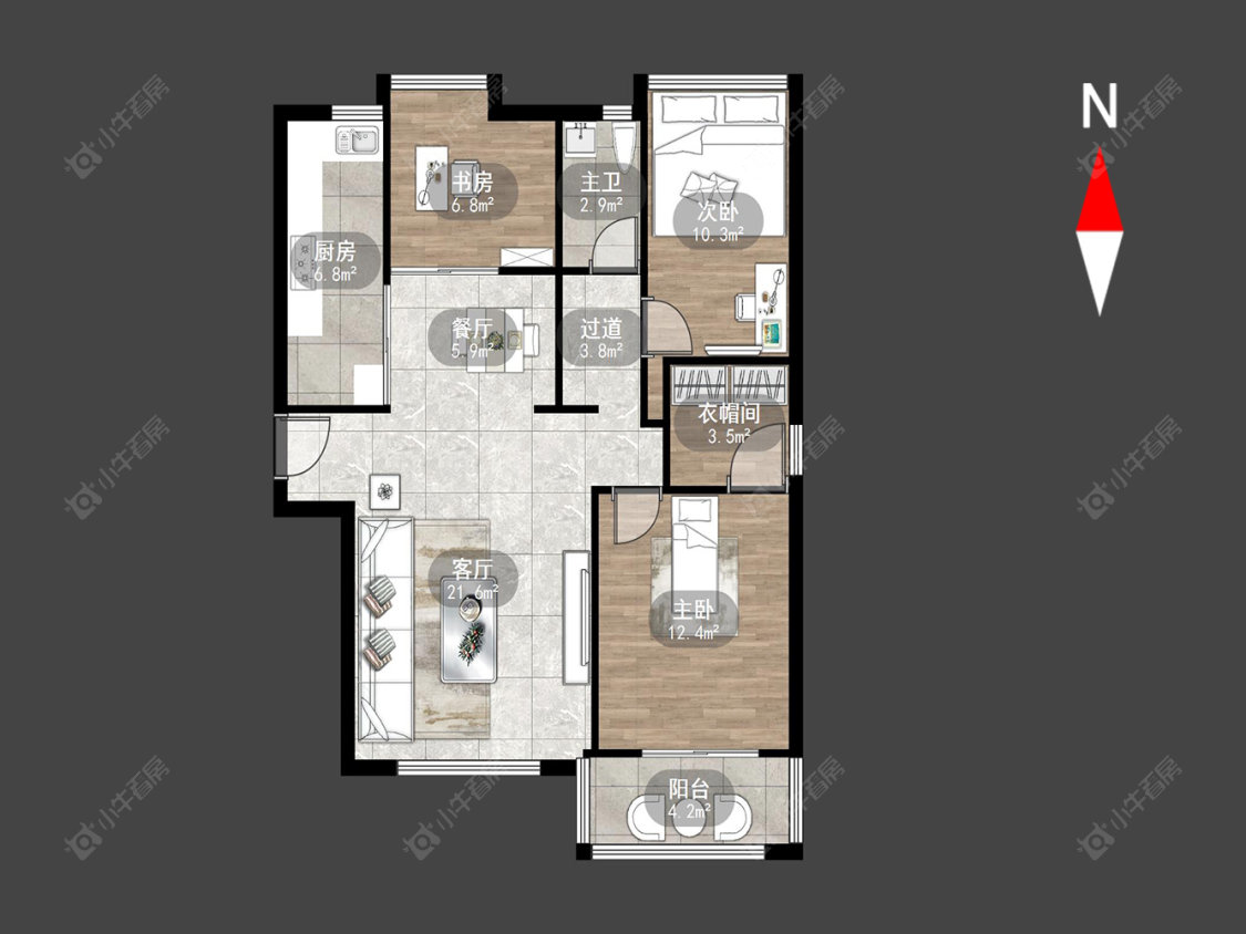 锦绣天地房源户型图 常州锦绣天地在售二手房源户型图_小牛看房