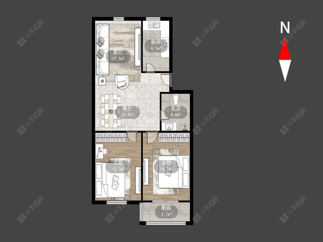 常州泰山三村在售二手房源_小牛看房