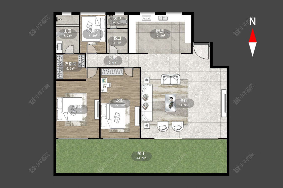 中梁首府壹号房源户型图 常州中梁首府壹号在售二手房源户型图_小牛看房