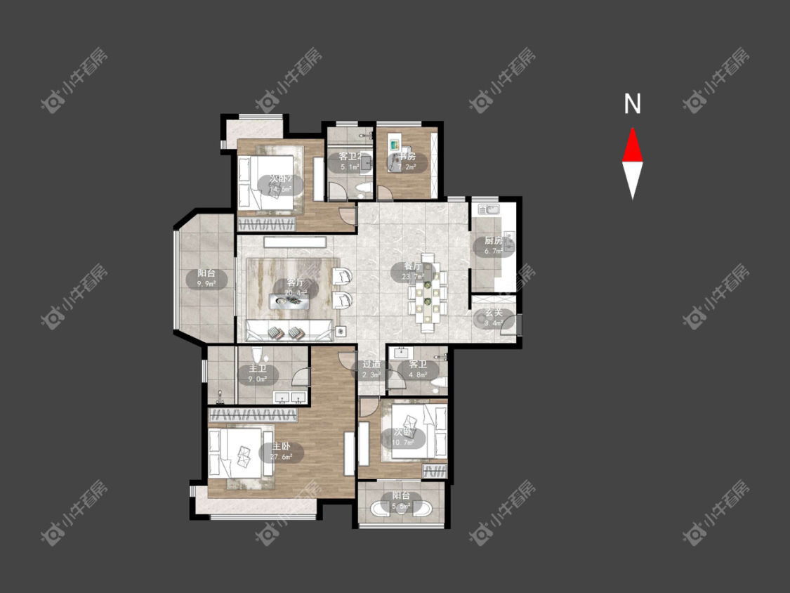 常州世茂香槟湖三期在租房源_小牛看房