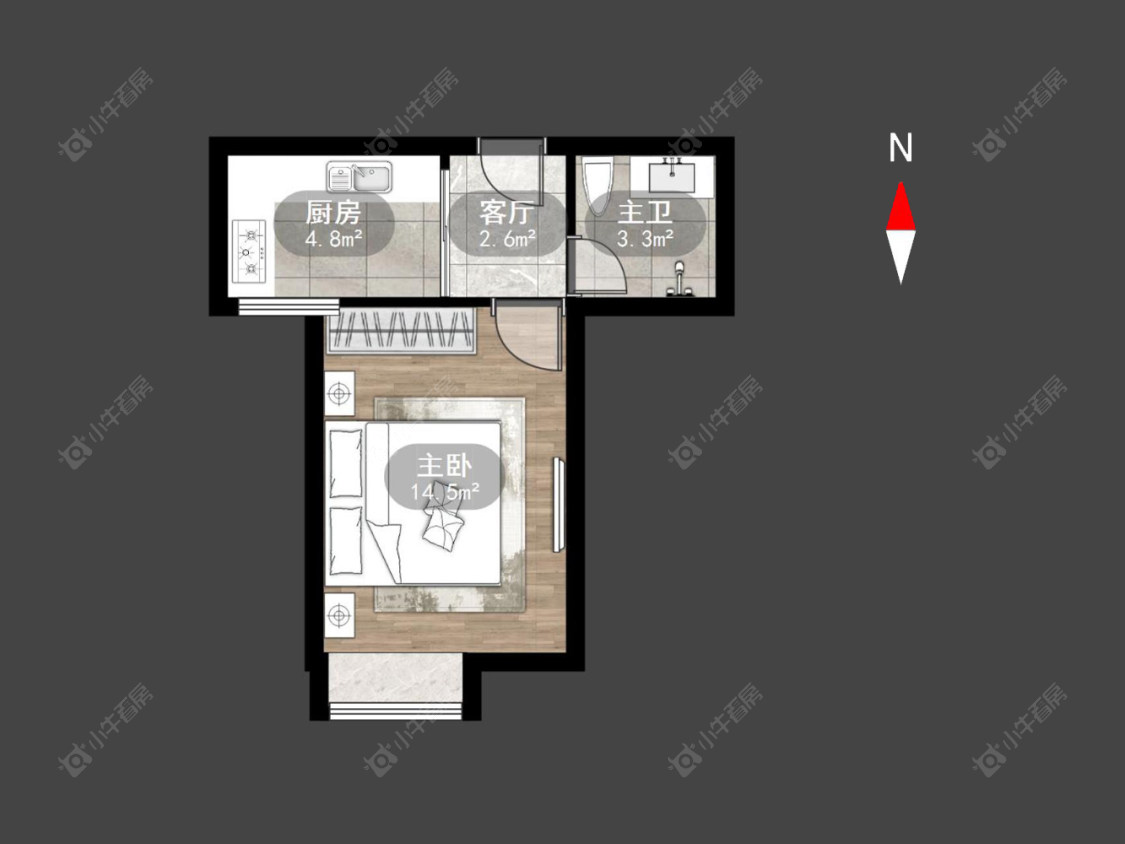 常州都市雅居在售二手房源户型图_小牛看房