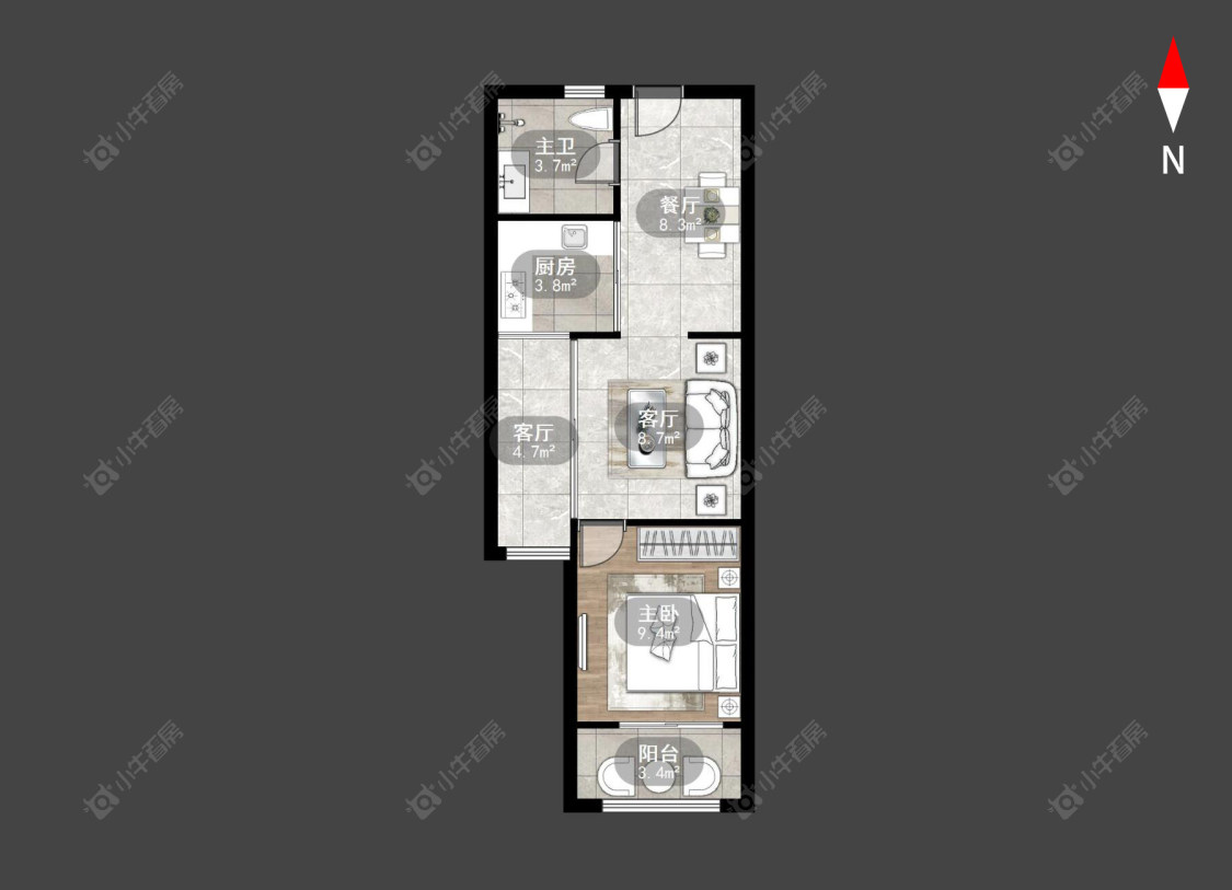 常州九洲玺在售二手房房源户型图_小牛看房