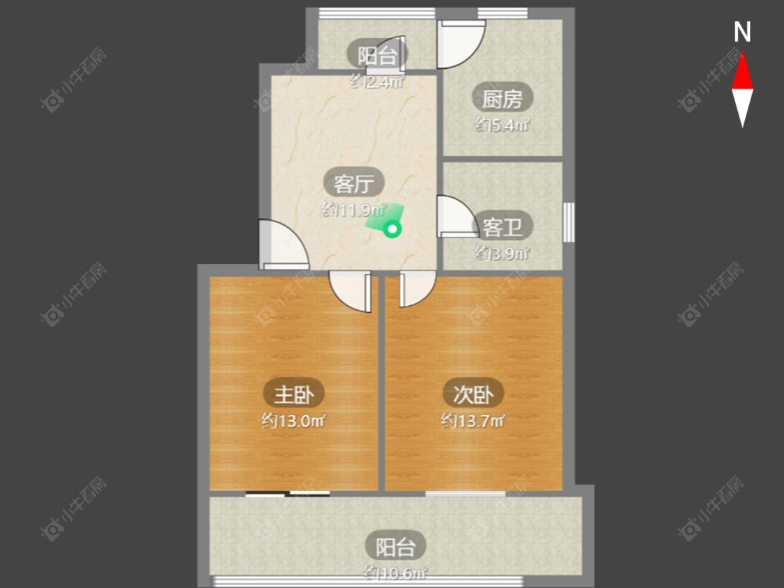 常州河苑新村在售二手房源户型图_小牛看房