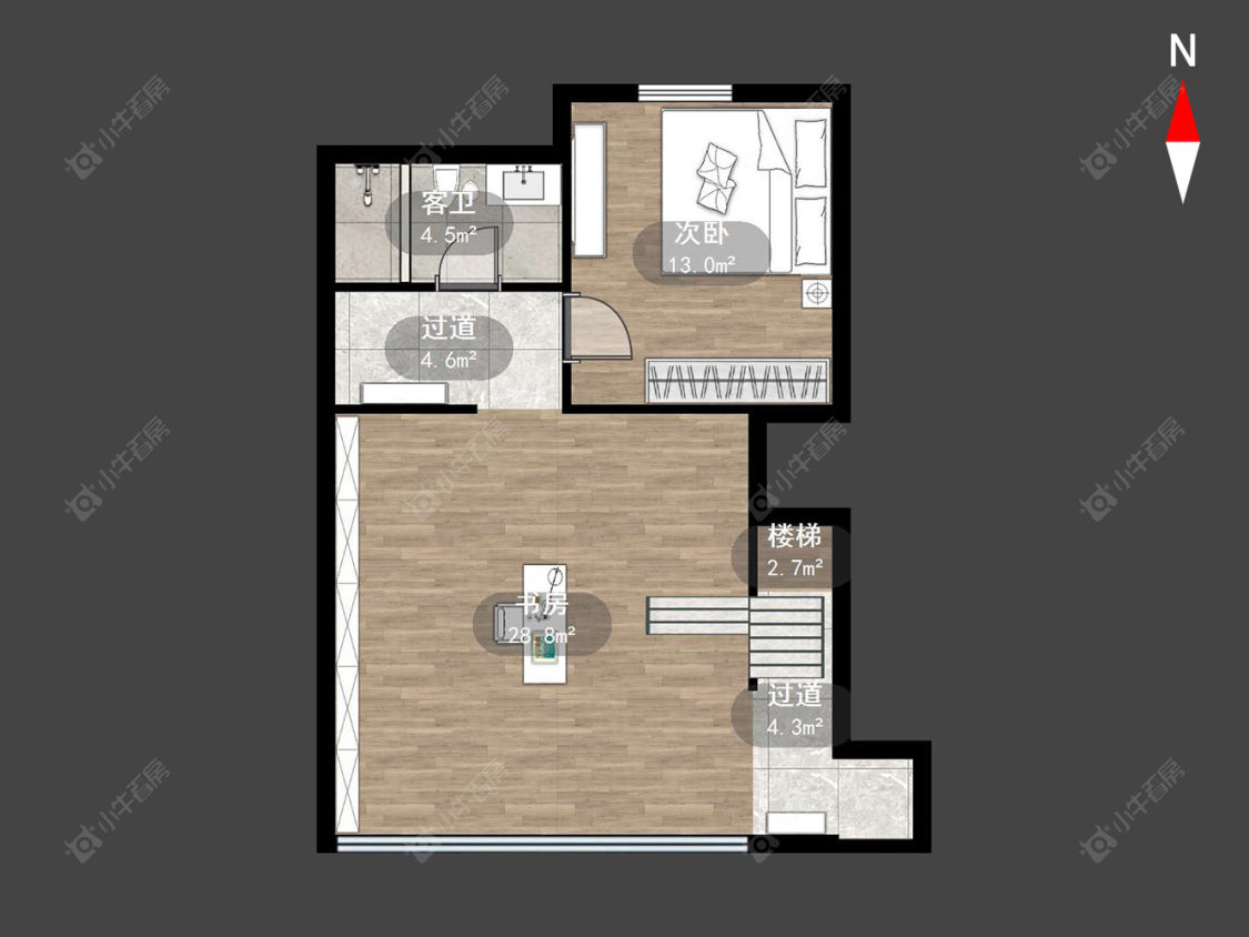 常州路劲城三期在售二手房源户型图_小牛看房