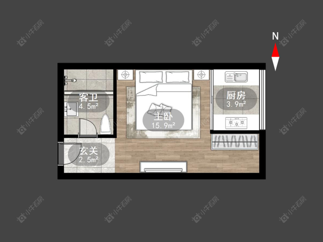 常州凯旋城西区在售二手房房源户型图_小牛看房