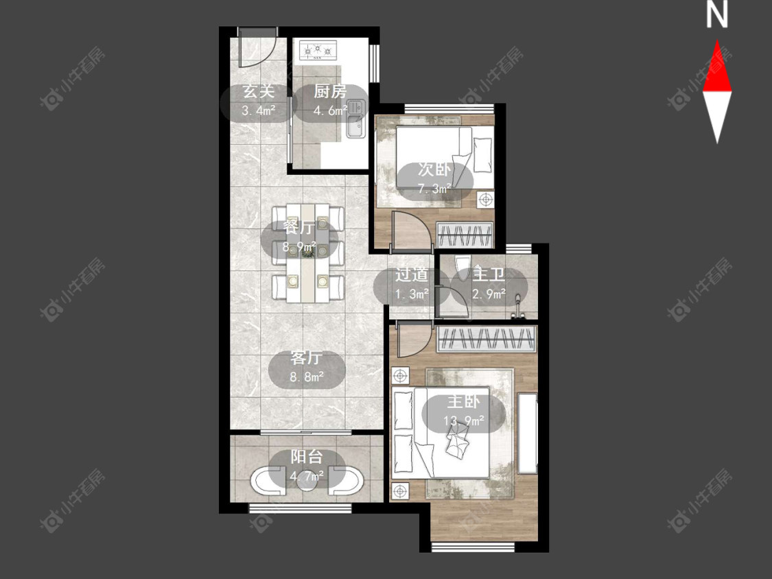 香溢紫郡四期房源户型图 常州香溢紫郡四期在售二手房源户型图_小牛看房