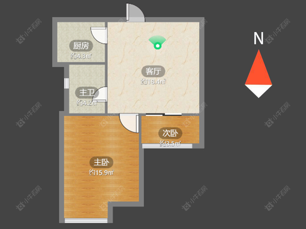 常州御城在售二手房源户型图_小牛看房