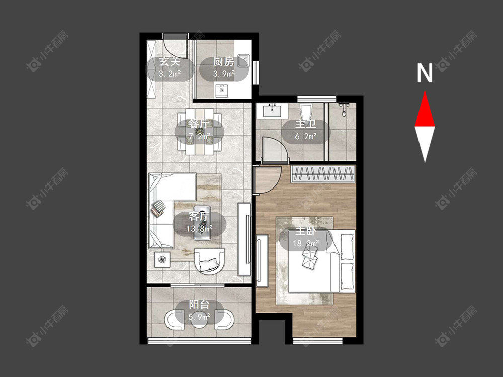 常州翡丽蓝湾（公寓）在售二手房源户型图_小牛看房