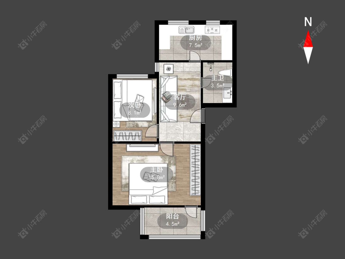 清潭清园房源户型图 常州清潭清园在售二手房源户型图_小牛看房