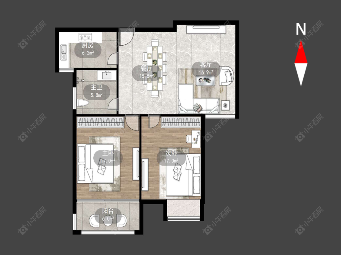 嘉顺花园房源户型图 常州嘉顺花园在售二手房源户型图_小牛看房