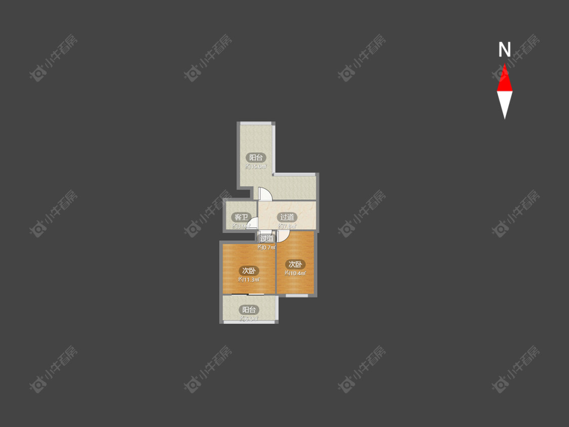 常州新康花苑在售二手房源户型图_小牛看房