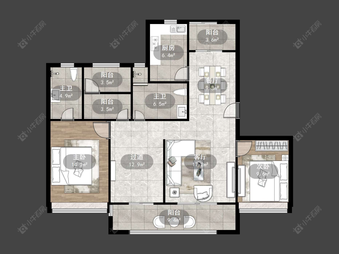 爱家尚城房源户型图 丹阳爱家尚城在售二手房源户型图_小牛看房
