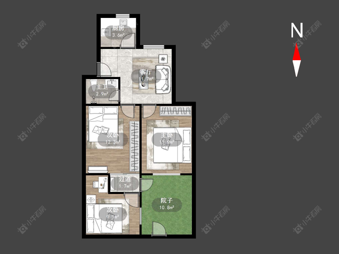 常州富强新村在售二手房源户型图_小牛看房