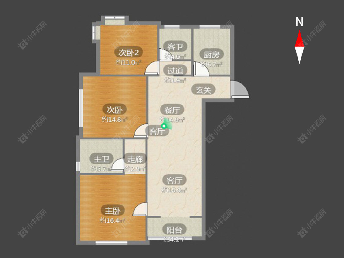 常州泰盈八千里在售二手房源户型图_小牛看房