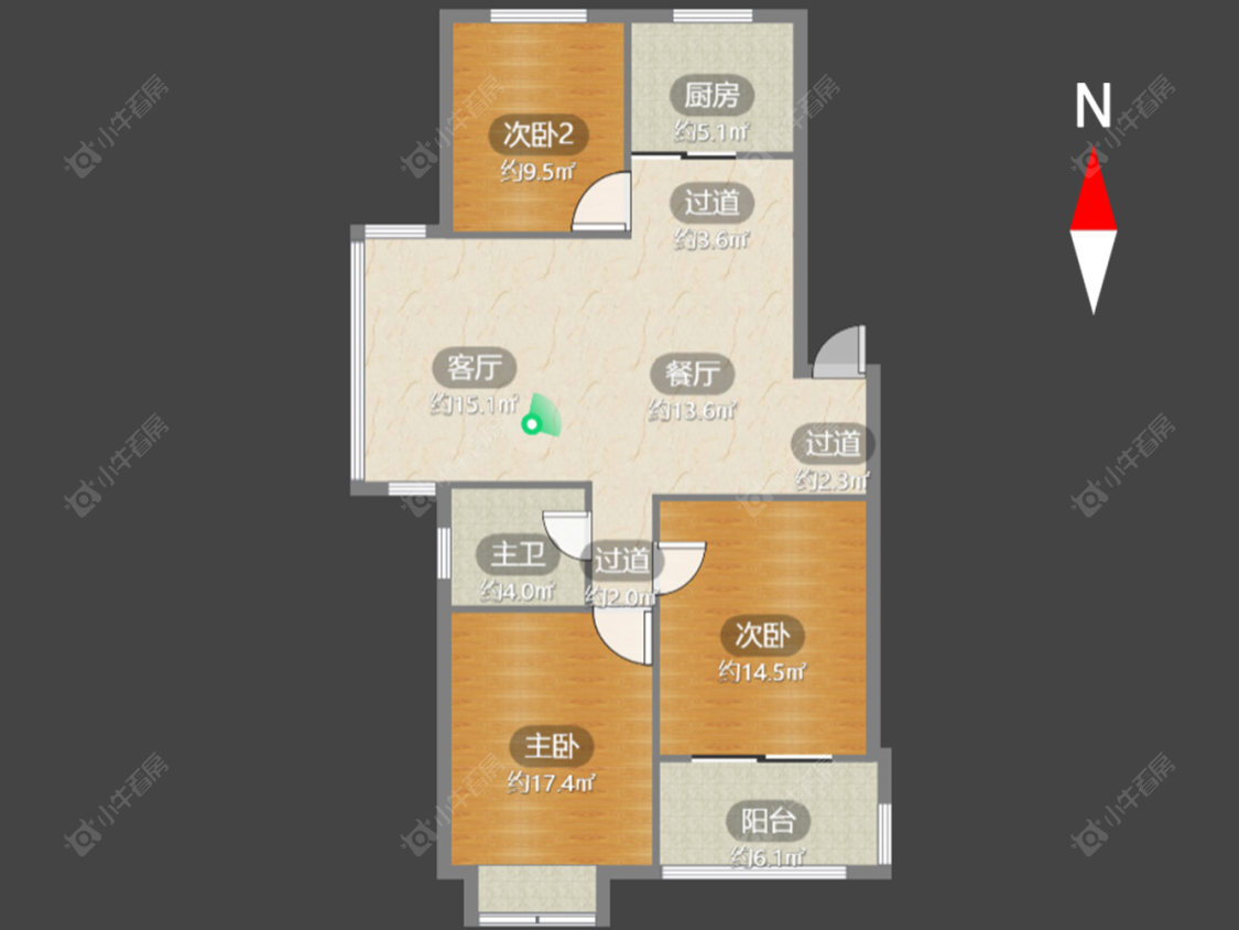 怡景名园房源户型图 常州怡景名园在售二手房源户型图_小牛看房