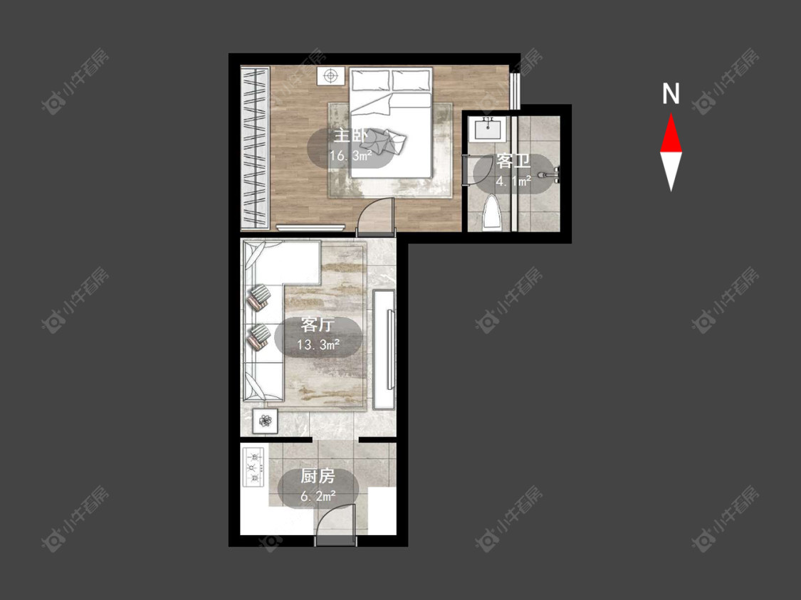 常州虹景花园一期在售二手房源户型图_小牛看房