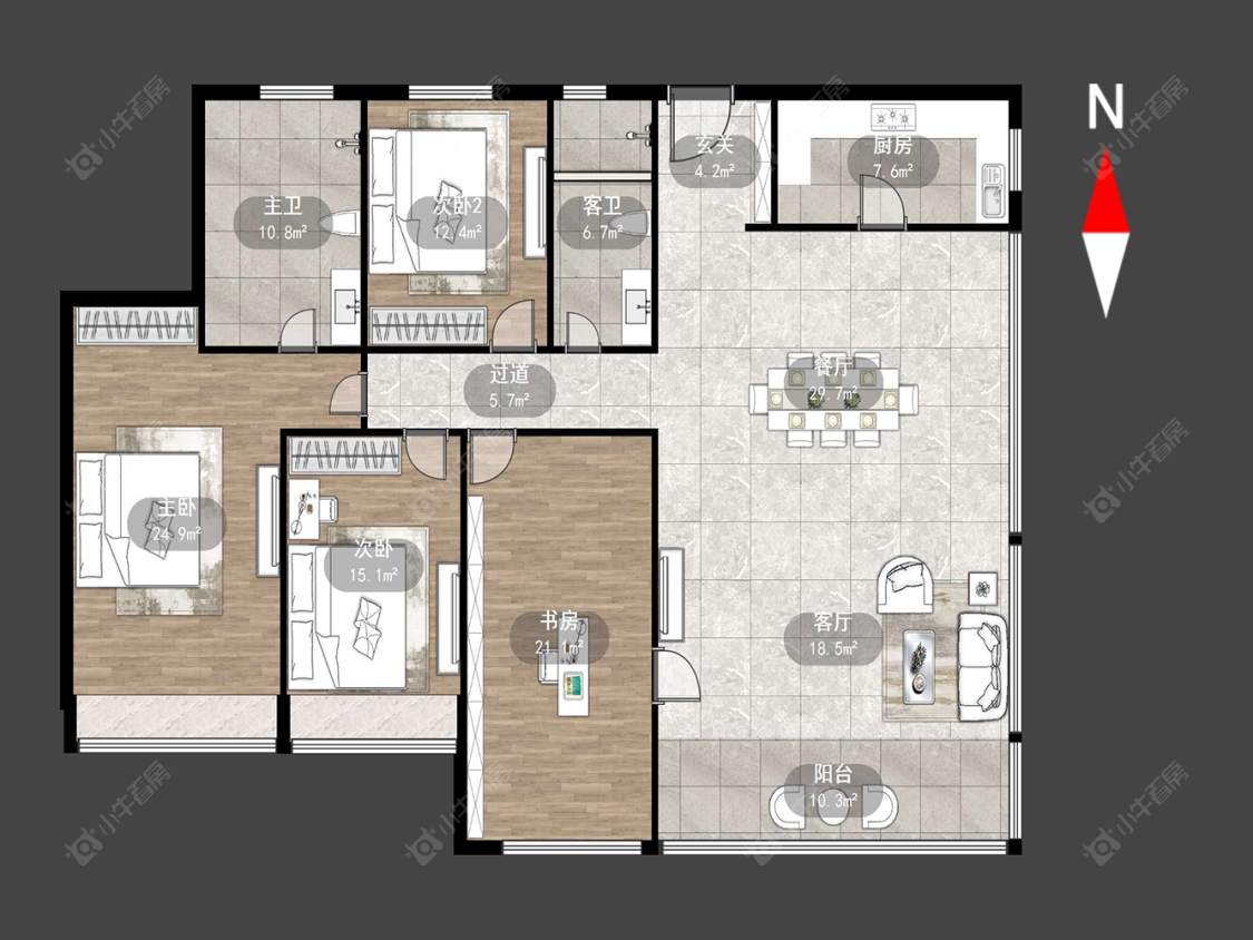 中建招商龙宸壹号房源户型图 常州中建招商龙宸壹号在售二手房源户型图_小牛看房