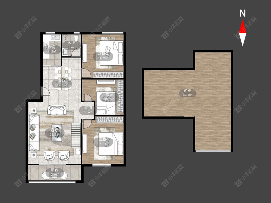 常州横芙商务广场在售二手房源户型图_小牛看房