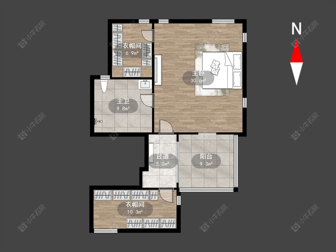 常州美林湖花园一区别墅在售二手房源户型图_小牛看房